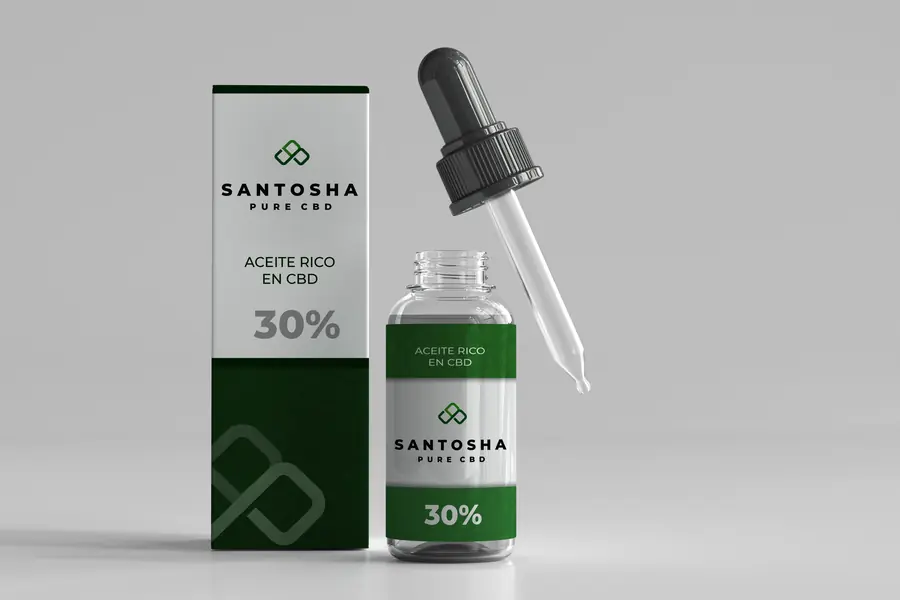 Packaging de Santosha CBD, imagen 4 de 4