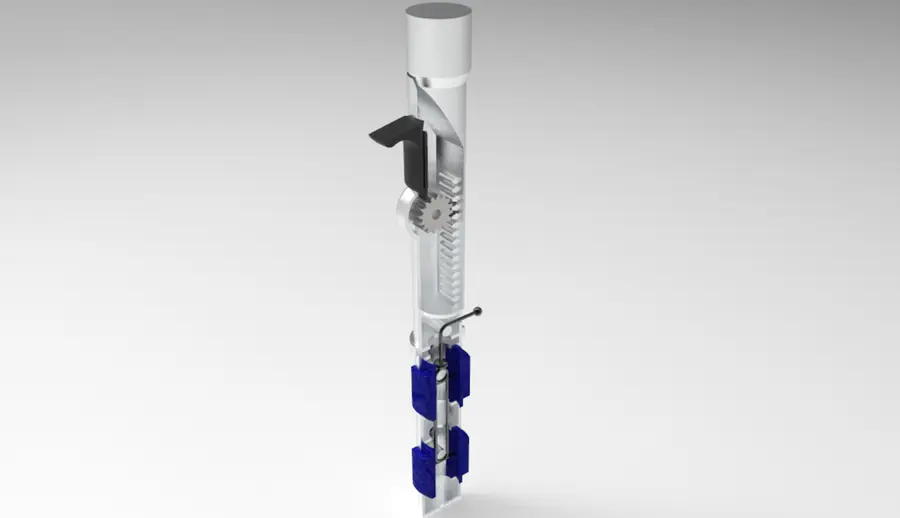 Render de la tija autorregulable, imagen 1 de 4
