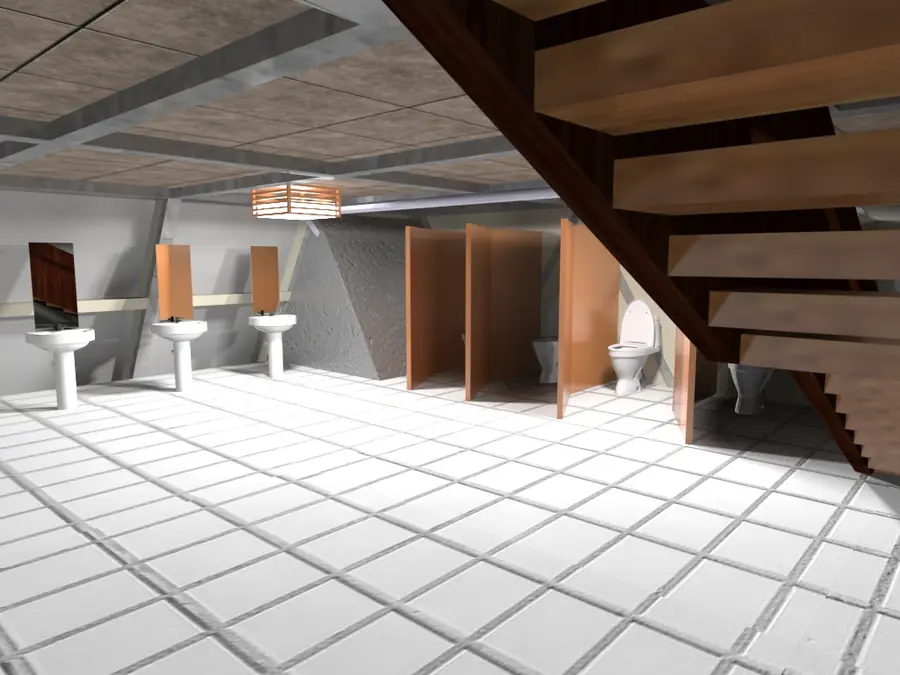 Render de la escuela autosostenible, imagen 2 de 5