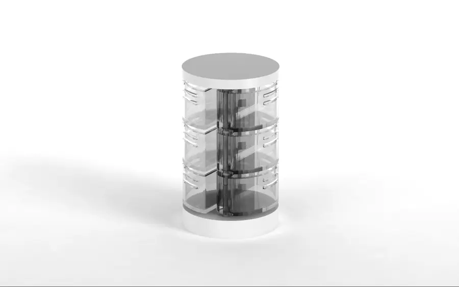Render del invernadero portátil Capsule, imagen 1 de 4
